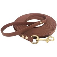 bio-leine 25-35 kg Schleppleine Biothane kastanie braun 7,5 m