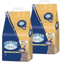 CATSAN Ultra plus Klumpstreu 2x15 l