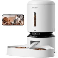 Petlibro Granary Doppel-Futterautomat mit Überwachungskamera (5L) weiß