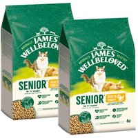 James Wellbeloved Trockenfutter Katze Senior, Truthahn 2x4 kg