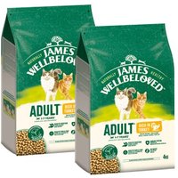 James Wellbeloved Trockenfutter Katze Adult, Truthahn 2x4 kg