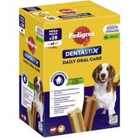 Pedigree Zahnpflege Dentastix Multipack 28 Stück für mittelgroße Hunde