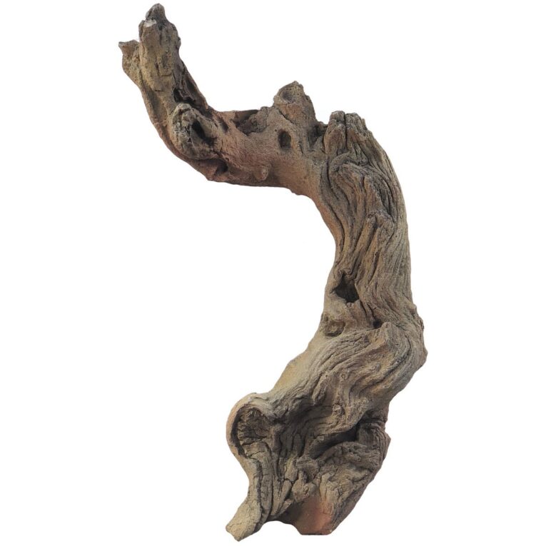 Variogart Deko Wurzel lang aus naturgetreuem Graphikstein für Aquarien und Terrarien.