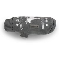 Wolters Strickpulli Elch grau/weiß 30 cm