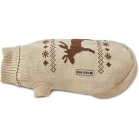 Wolters Strickpulli Elch beige/braun 45 cm