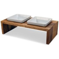 Wolters Meshidai True Doppelnapf Hundezubehör braun S