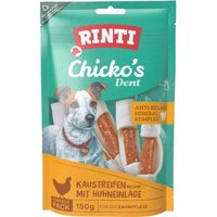 RINTI Chicko Dent Kaustreifen mit Huhn, Medium, 6 Stück, 150 g