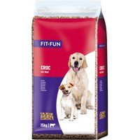 FIT+FUN Trockenfutter Hund Croc mit Rind 15 kg