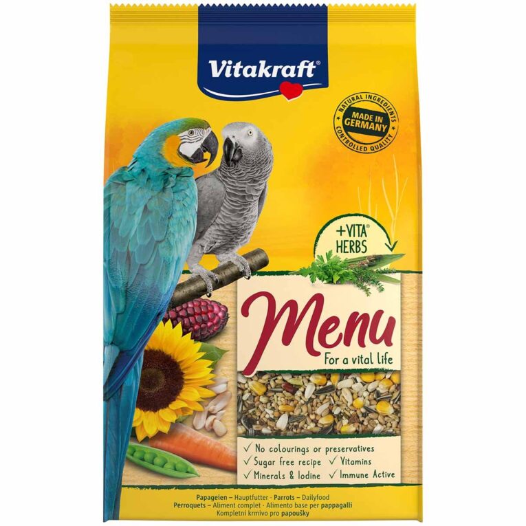 Das Vitakraft Premium Menü trägt zu einer gesunden und artgerechten Ernährung bei und ist zudem noch besonders schmackhaft.
