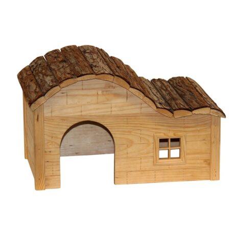 Kerbl Häuschen Welle Nature 40x25x25cm