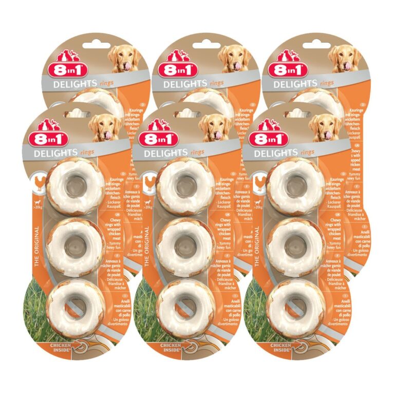 Leckerer Hundesnack von 8in1. Der Snack ist als Belohung oder für das Training geeignet. Nur das Beste für deinen Hund.