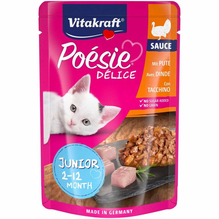 Köstliche Häppchen in zarter Sauce von Vitakraft.