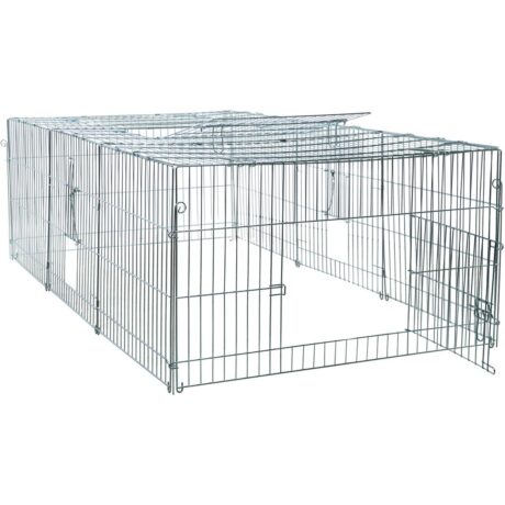 Trixie natura Freilaufgehege mit Abdeckung 216×65×116 cm