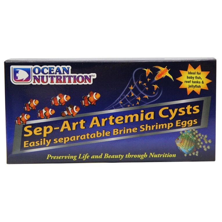 Ocean Nutrition Sep-Art Artemia Cysts sind behandelte Artmia Eier