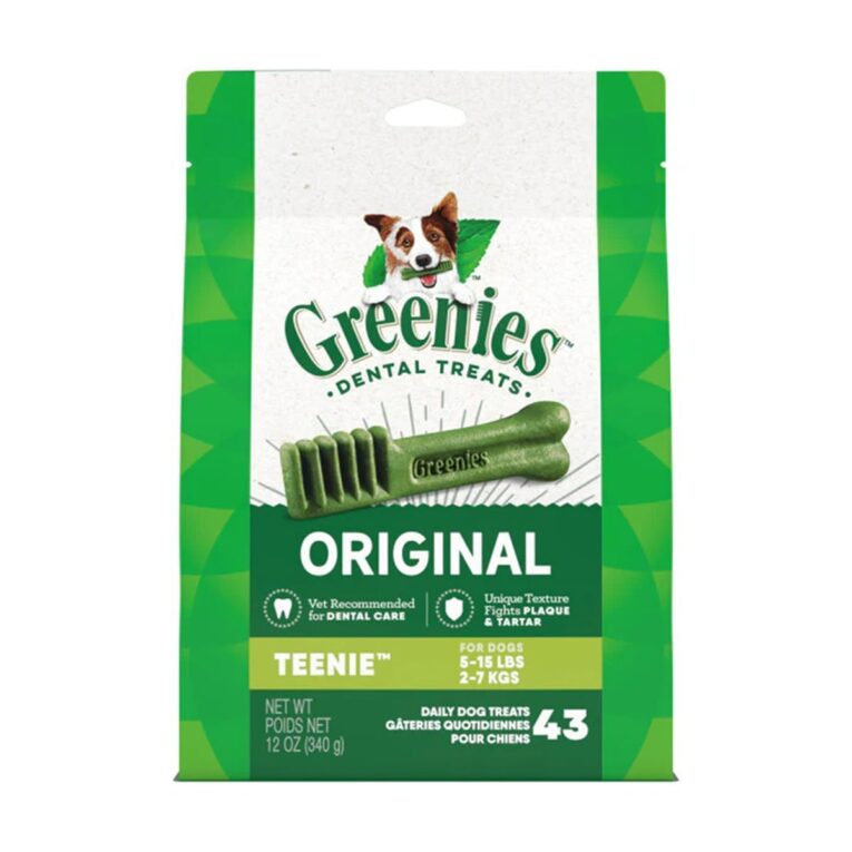 Köstlicher Hundesnack von Greenies. Der Snack ist als Belohung oder für das Training geeignet. Dein Hund wird den Geschmack lieben.