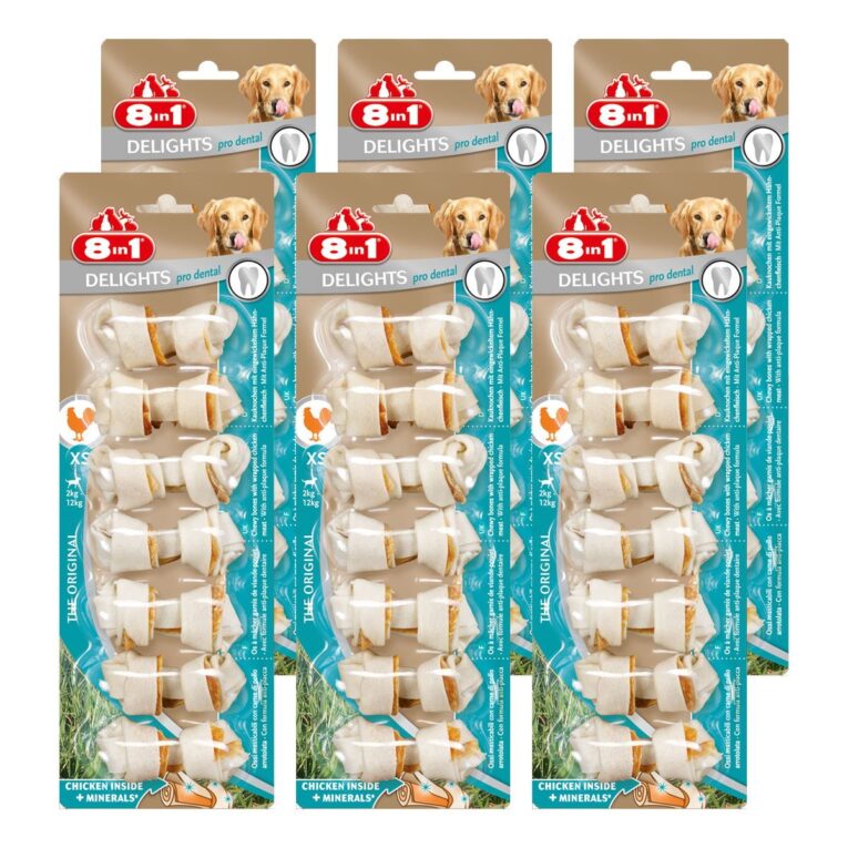 Leckerer Hundesnack von 8in1. Der Snack ist als Belohung oder für das Training geeignet. Bereite deinem Hund eine Freude.