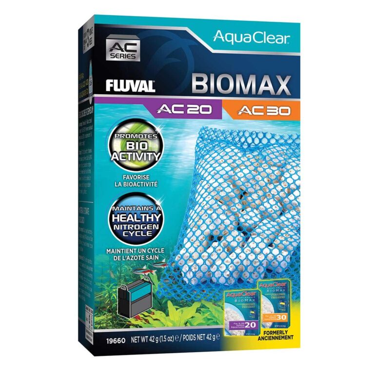 Verbessere die Wasserqualität deines Aquariums mit dem Fluval AquaClear BioMax Filtereinsatz. Fördert nützliche Bakterien und reduziert Schadstoffe.