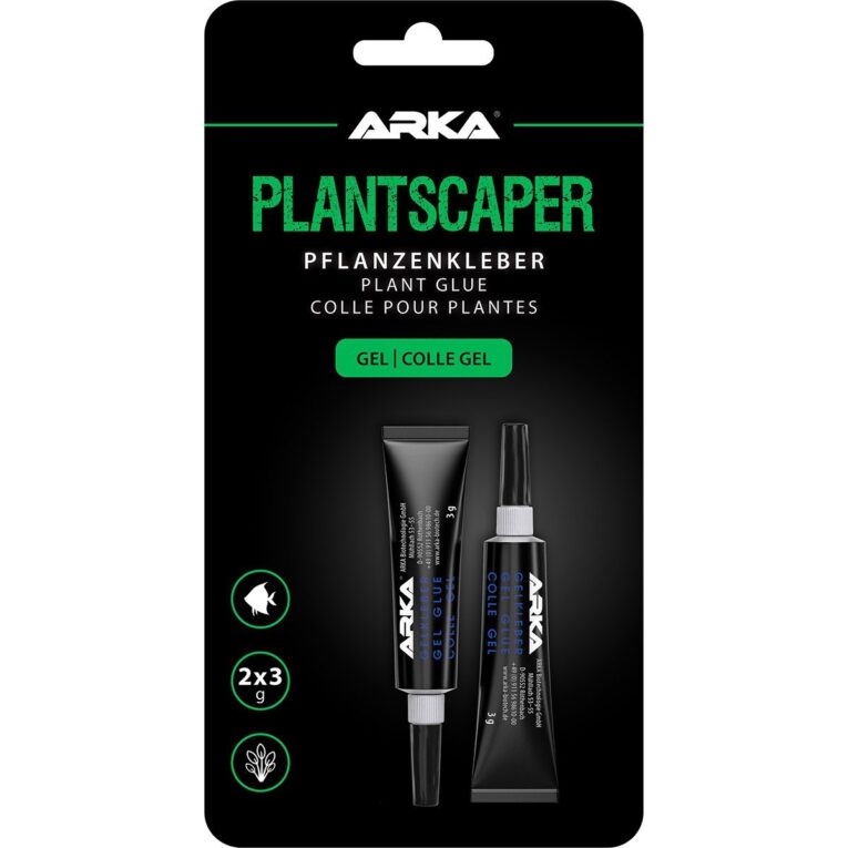 Fixiere Pflanzen und Deko in deinem Süßwasseraquarium sicher und einfach mit ARKA Plantscaper Gel. Härtet schnell unter Wasser aus.