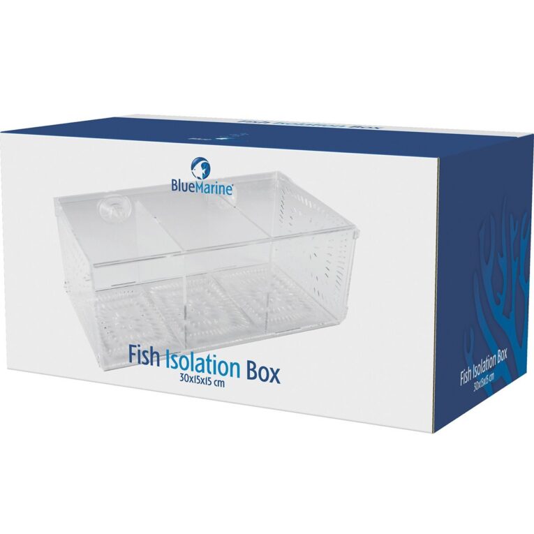 Blue Marine Fish Isolation Box: Praktische Trennung im Aquarium. Trenne Fische sicher und einfach im Aquarium. Die Blue Marine Isolation Box ist ideal für Quarantäne