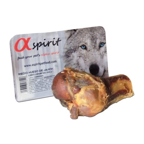 alpha spirit Schinkenknochen 1 Stück 12x1 Stück Halber Knochen