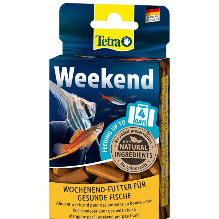TetraMin Weekend für die Versorgung aller Zierfische an Wochenenden oder im Urlaub.