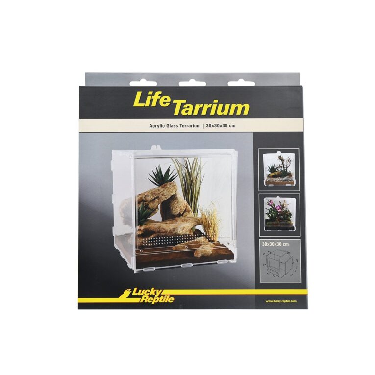 Mit dem LifeTarrium von Lucky Reptile schaffst Du eine optimale Umgebung für Deine Reptilien. Aus zusammensteckbaren Acrylglas-Scheiben.