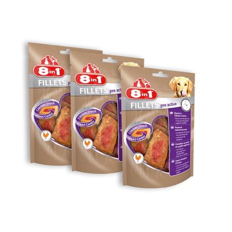 8in1 Fillets pro active Größe S 3x80 g