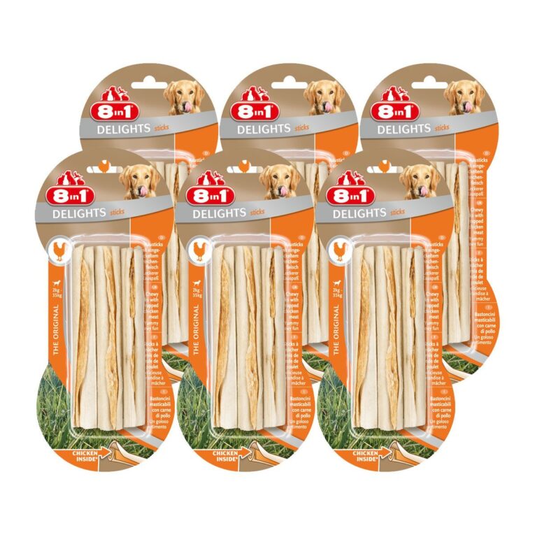 Leckerer Hundesnack von 8in1. Der Snack ist als Belohung oder für das Training geeignet. Mache deinem Hund eine Freude.