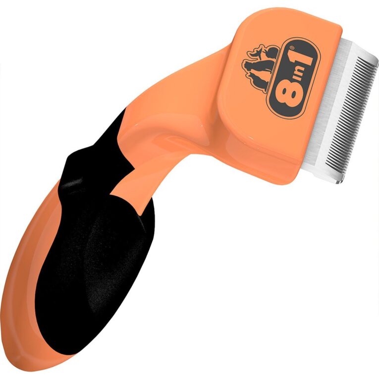Die Unterfellbürste 8in1 Perfect Coat DeShedder reduziert das Haaren um bis zu 90%