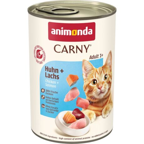 animonda Carny Adult Huhn + Lachs 24x400g