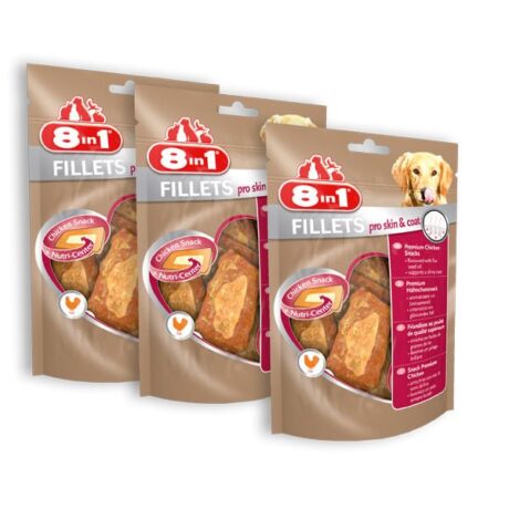 8in1 Fillets pro Skin und Coat Größe S 3x80 g
