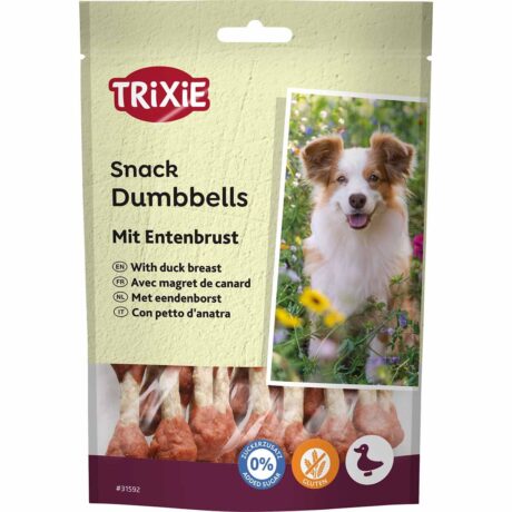 Trixie Hundesnack Dumbbells mit Entenbrust 5x80g