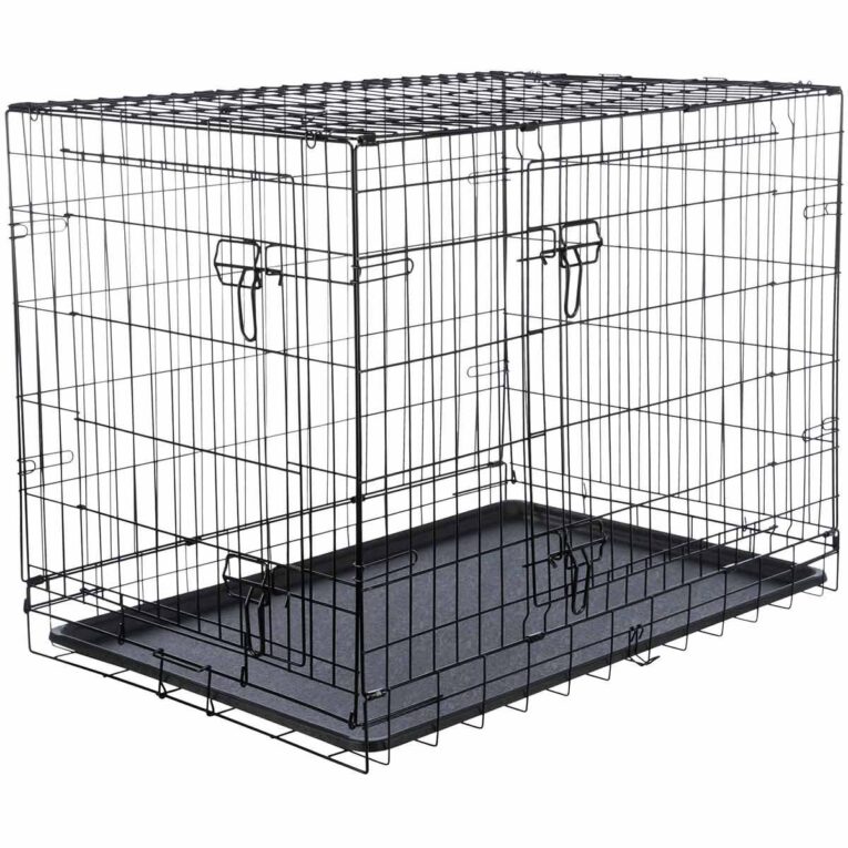 Der schwarze Home Kennel von Trixie ist eine ideale kurzfristige Unterbringungsmöglichkeit für deinen Vierbeiner.