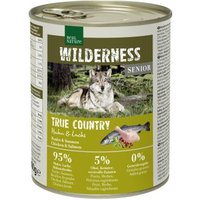 REAL NATURE WILDERNESS Nassfutter Hund, Senior, True Country, Huhn und Lachs 6x800 g