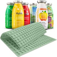 SmoothieDog 6er Pack Mix 6x 250ml + Trixie Backmatte Grün