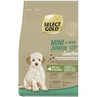 SELECT GOLD Trockenfutter Hund Sensitive Mini Junior Ente und Kartoffel 4 kg