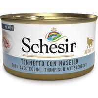 Schesir Adult Thunfisch mit Seehecht 12x85g