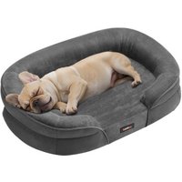 FEANDREA Hundebett, Hundekissen, abnehmbarer, waschbarer Bezug, rutschfest M-XXXL