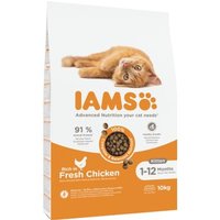 IAMS Advanced Nutrition Trockenfutter Kitten, Huhn 10 kg