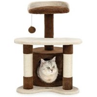 Lionto Kratzbaum Höhe 65 cm braun/ beige