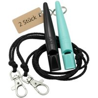ACME 211.5 Doppelpack Hundepfeife mit Pfeifenband türkis