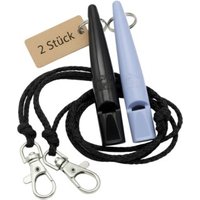 ACME 210.5 Doppelpack Hundepfeife mit Pfeifenband violett