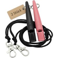 ACME 211.5 Doppelpack Hundepfeife mit Pfeifenband himbeere