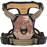 VidaXL Hundegeschirr braun/ beige S
