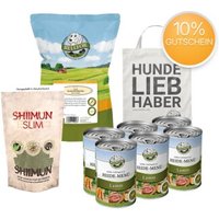 Bellfor Futterset mit Heide-Menü Hundefutter Nass für kleine Hunde mit Übergewicht 2,550 g