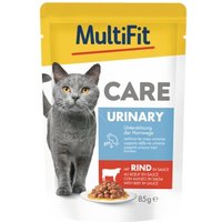 MultiFit Care Urinary Nassfutter Katze Adult Rind 96x85 g