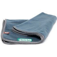 Doctor Bark Kuscheldecke Fleece blau/ grau M