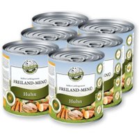 Bellfor Hundefutter Nass mit Huhn - Getreidefrei - Freiland-Menü - 6x800 g
