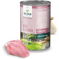 BALDUiN Hund Pute & Kräuterseitling 12x400g