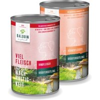 BALDUiN Hund Mix-Paket 1 Rind & Huhn 12x400g